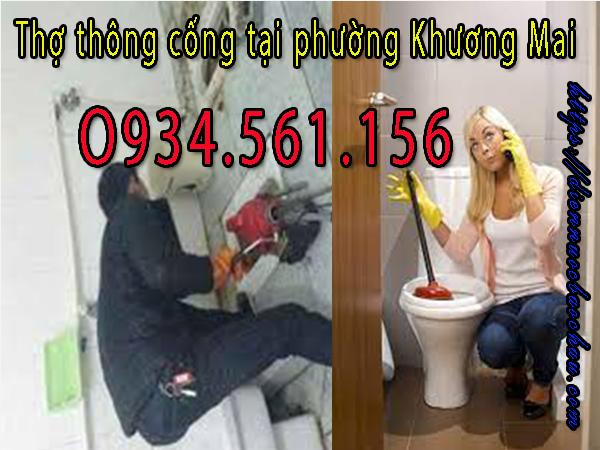 Thợ thông tắc bồn cầu ở khu vực phường Khương Mai có mặt ngay sau cuộc gọi