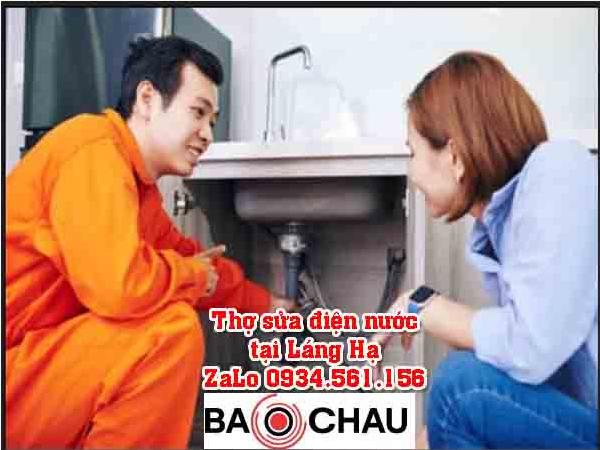 Dịch vụ sửa chữa điện nước tại Láng Hạ - Thợ sửa máy bơm ở cùng phường