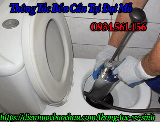 thông tắc bồn cầu tại phường Đại Mỗ O934.561.156